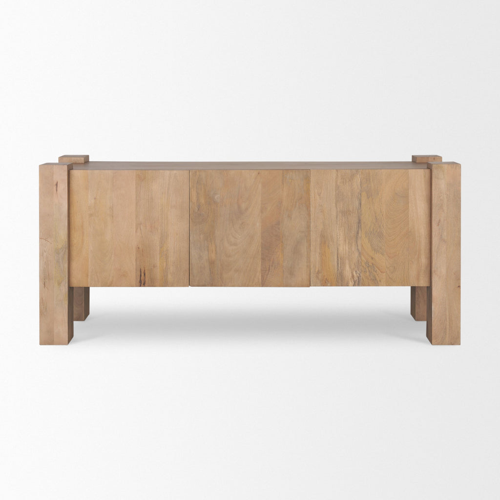 Mercana Beth 74.5" x 20" x 32.8" Solid Wood Sideboard