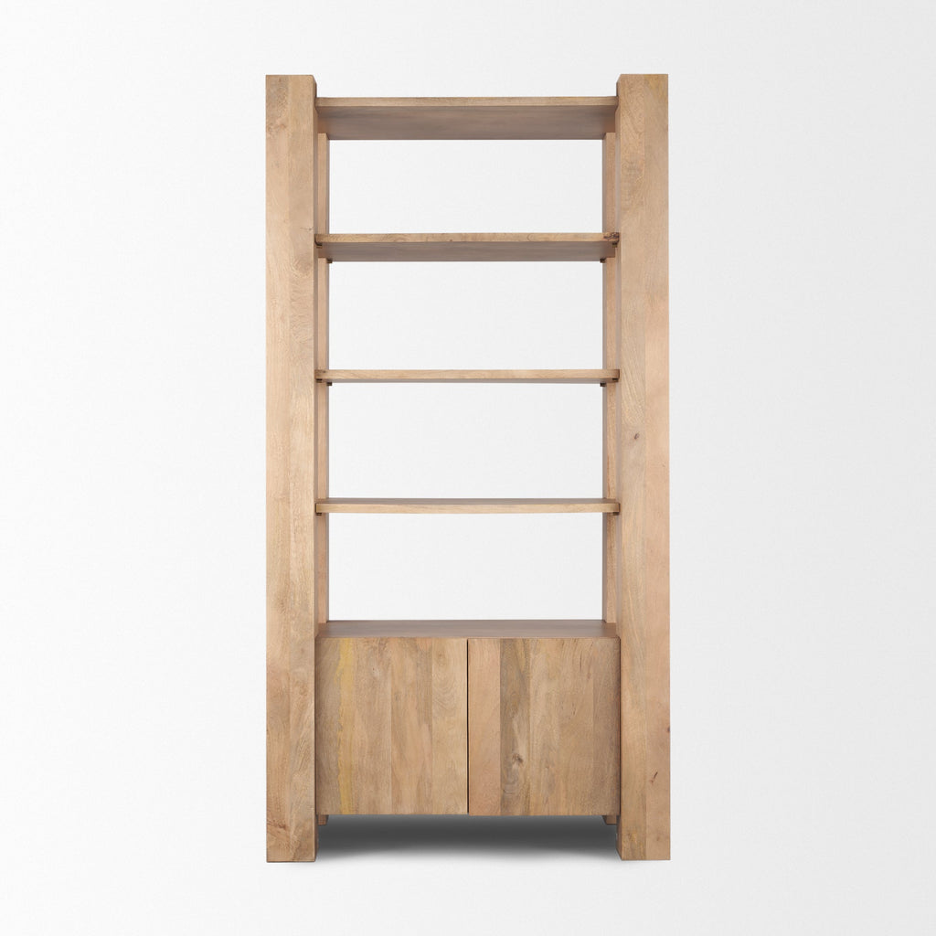 Mercana Beth 42" x 20" x 82" Solid Wood Wall Shelf
