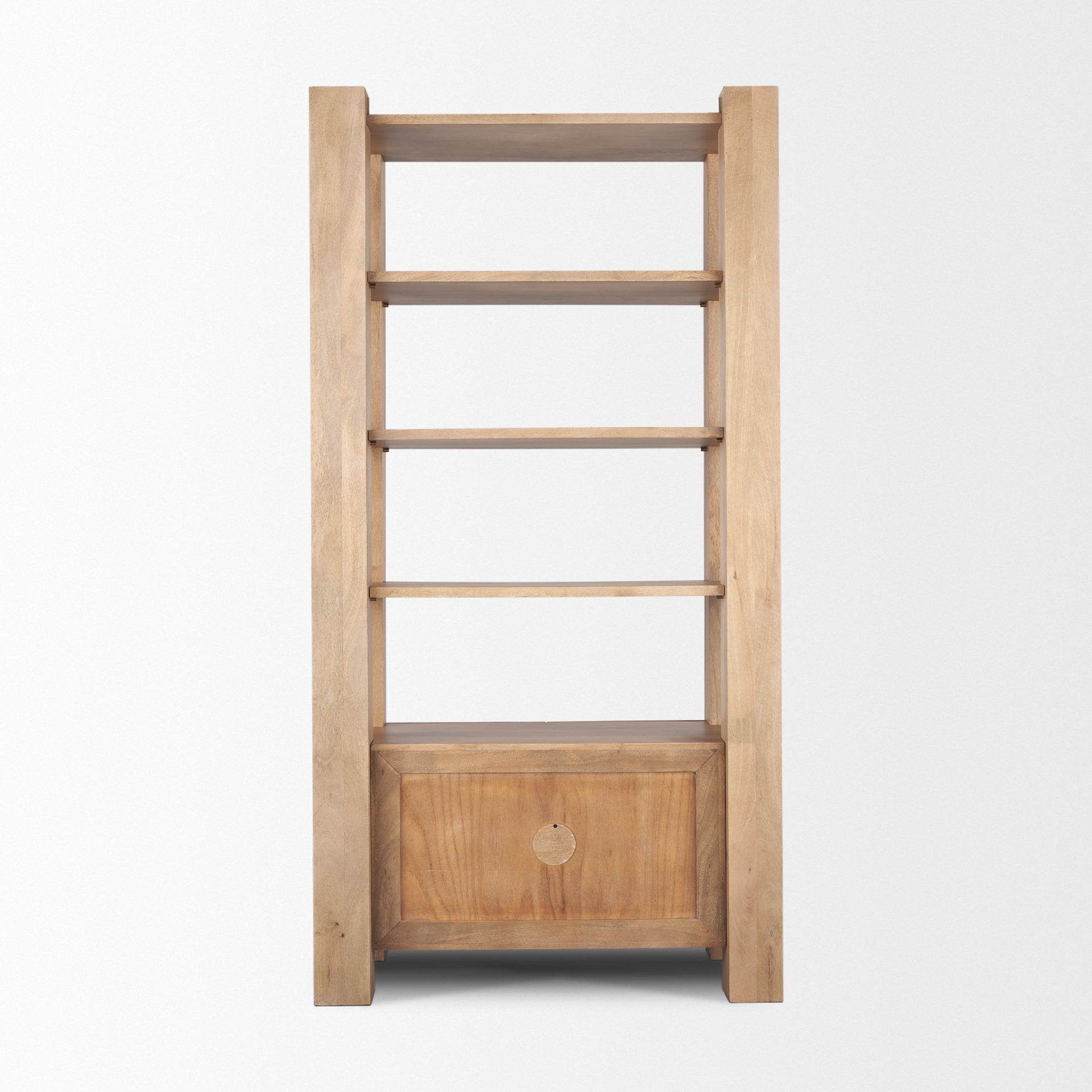 Mercana Beth 42" x 20" x 82" Solid Wood Wall Shelf