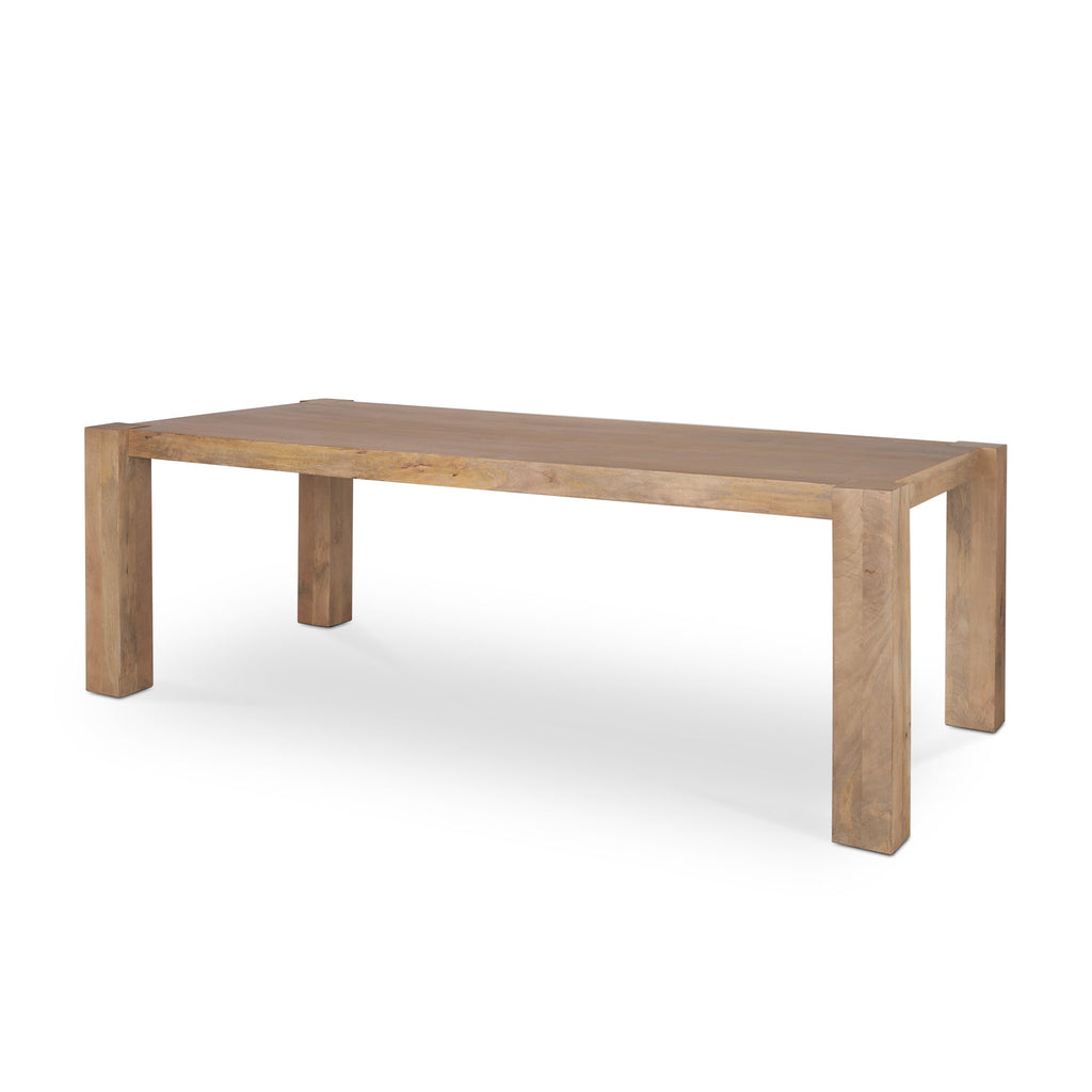 Mercana Beth 88" x 42" x 30" Solid Wood Dining Table