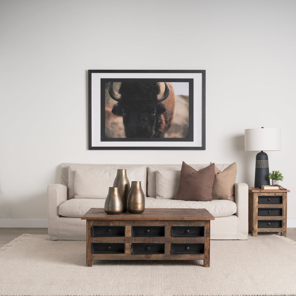 Mercana Wilton 48" x 28" x 18" Solid Wood Coffee Table