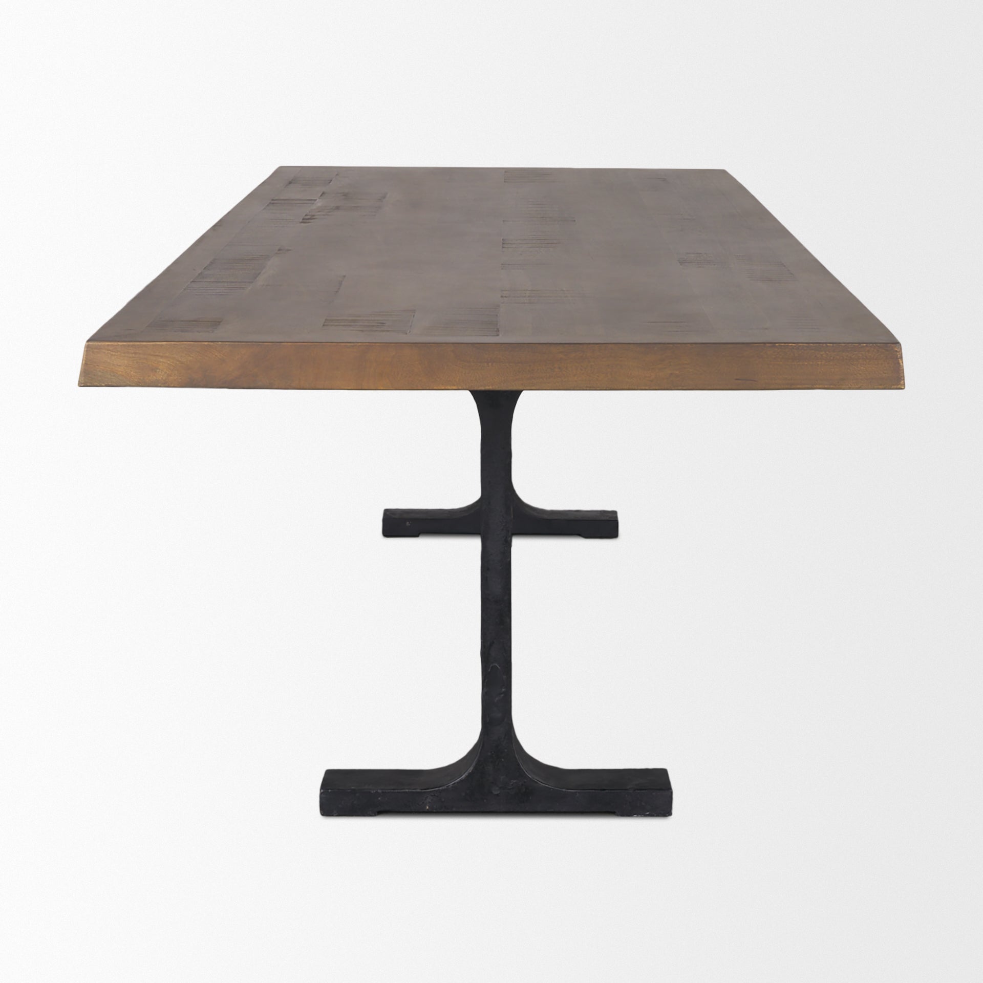 Mercana Araxi 95" x 41" x 30" Solid Wood Dining Table