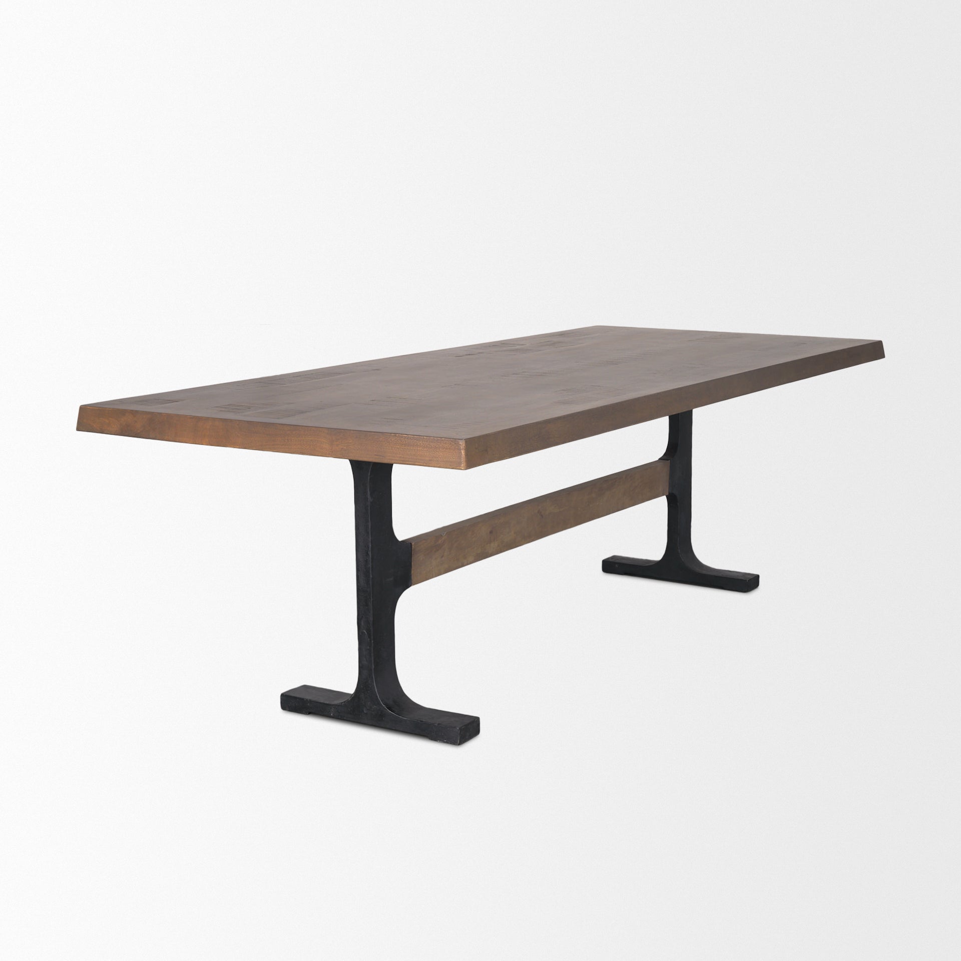 Mercana Araxi 95" x 41" x 30" Solid Wood Dining Table
