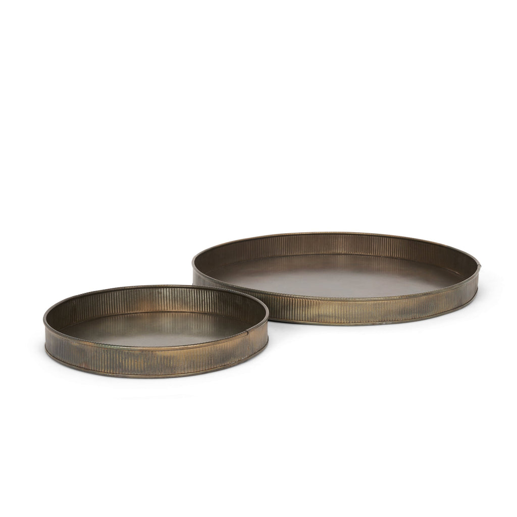 Mercana Varun 18.5" x 18.5" x 1.8" Metal Tray