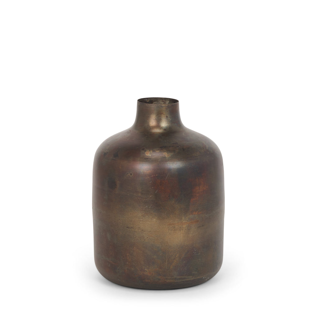 Mercana Daya 6.3" x 6.3" x 8.7" Metal Vase