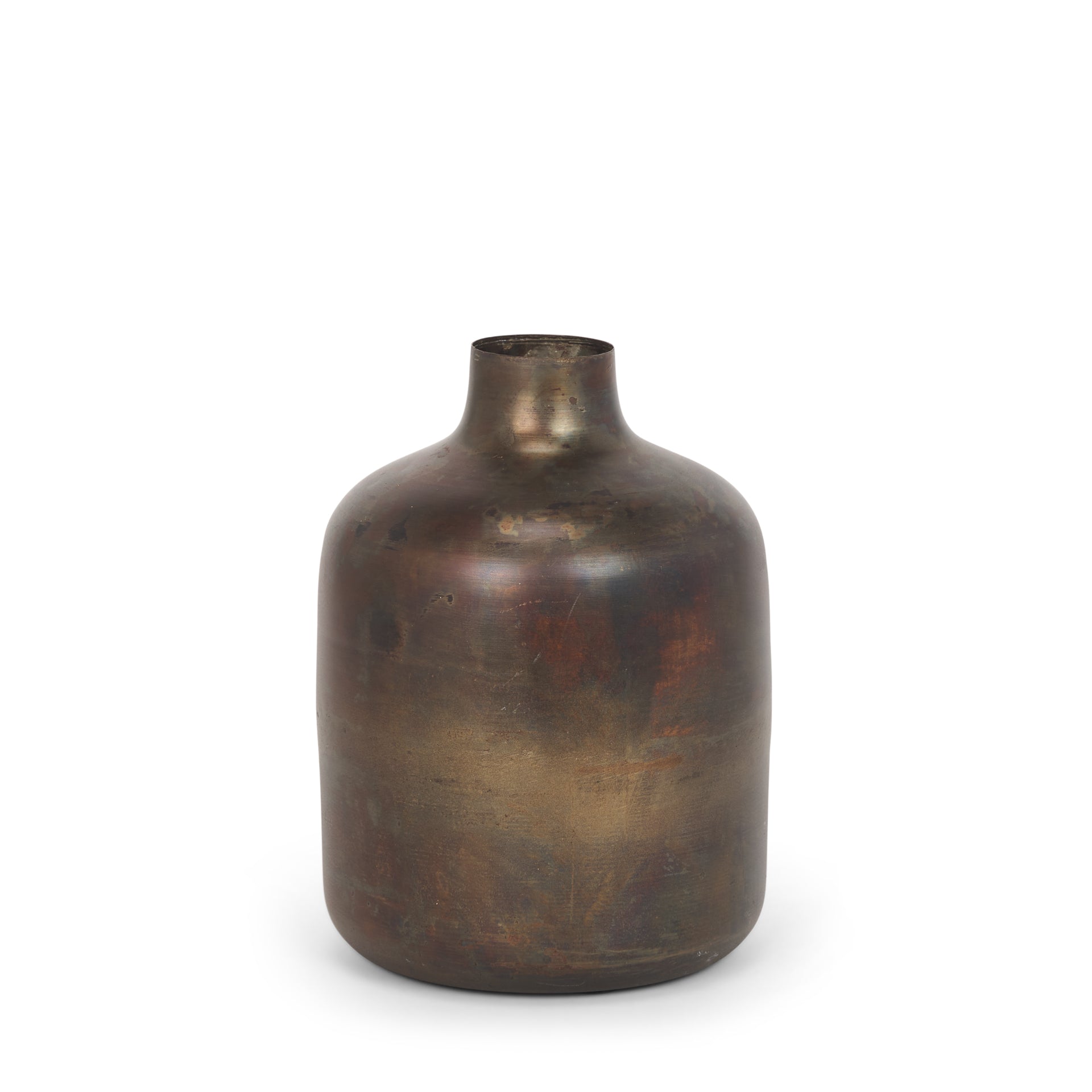 Mercana Daya 6.3" x 6.3" x 8.7" Metal Vase