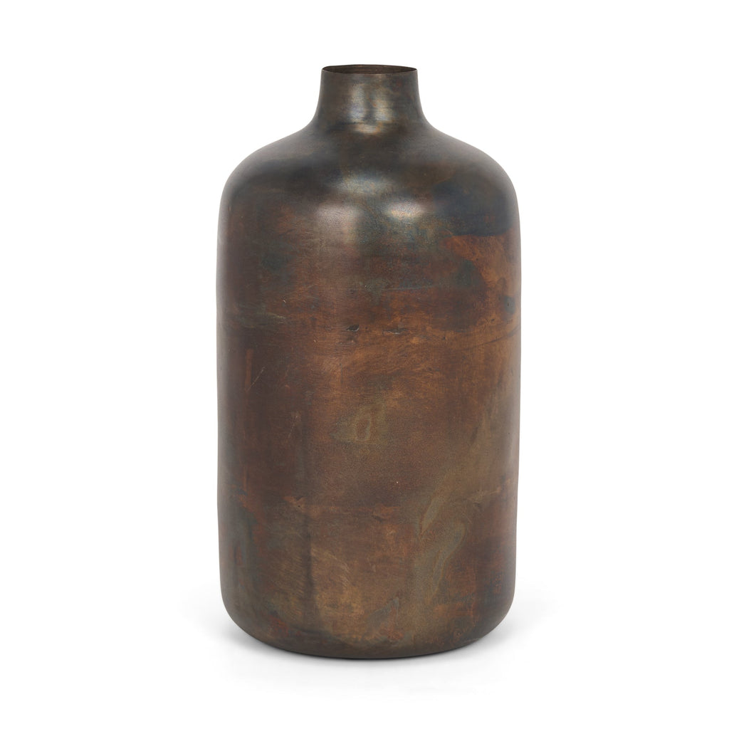 Mercana Daya 6.3" x 6.3" x 12.2" Metal Vase