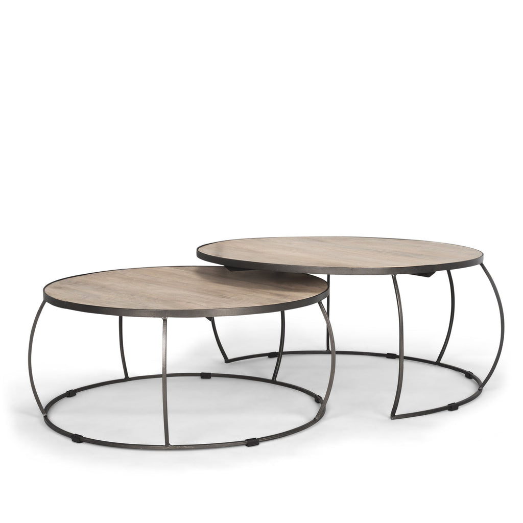 Mercana Clapp 44" x 44" x 20" Solid Wood Coffee Table