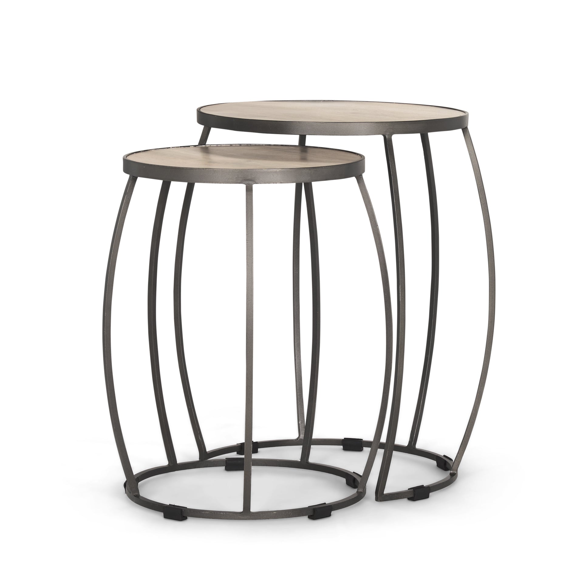 Mercana Clapp 22" x 21" x 26" Metal Side Table