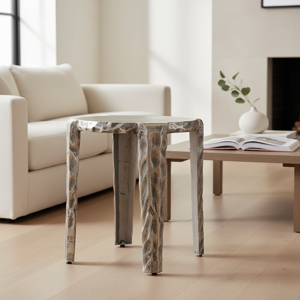 Mercana Randy 20" x 20" x 21" Metal Side Table