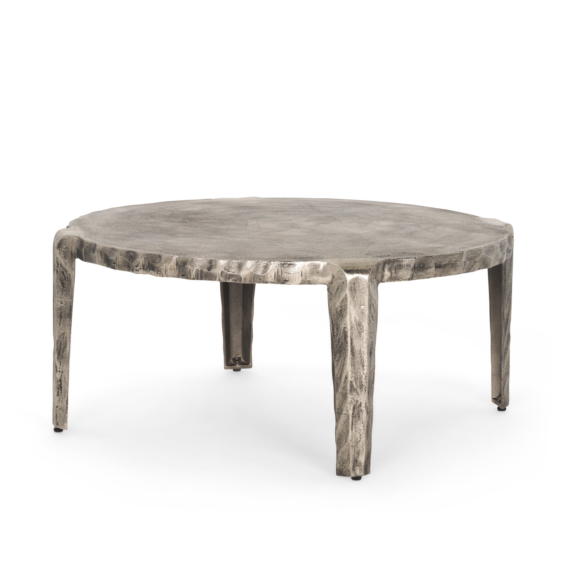 Mercana Randy 38.5" x 38.5" x 16.3" Metal Coffee Table