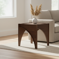 Mercana Laraya 24" x 24" x 24" Solid Wood Side Table