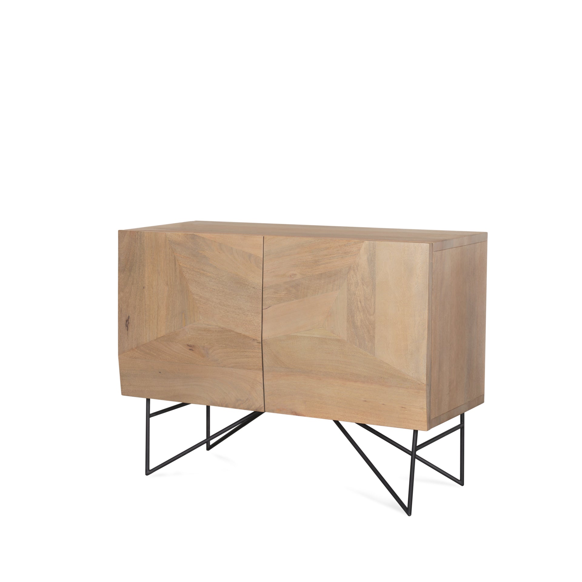 Mercana Darwin 44" x 17.5" x 30" Iron Accent Cabinet