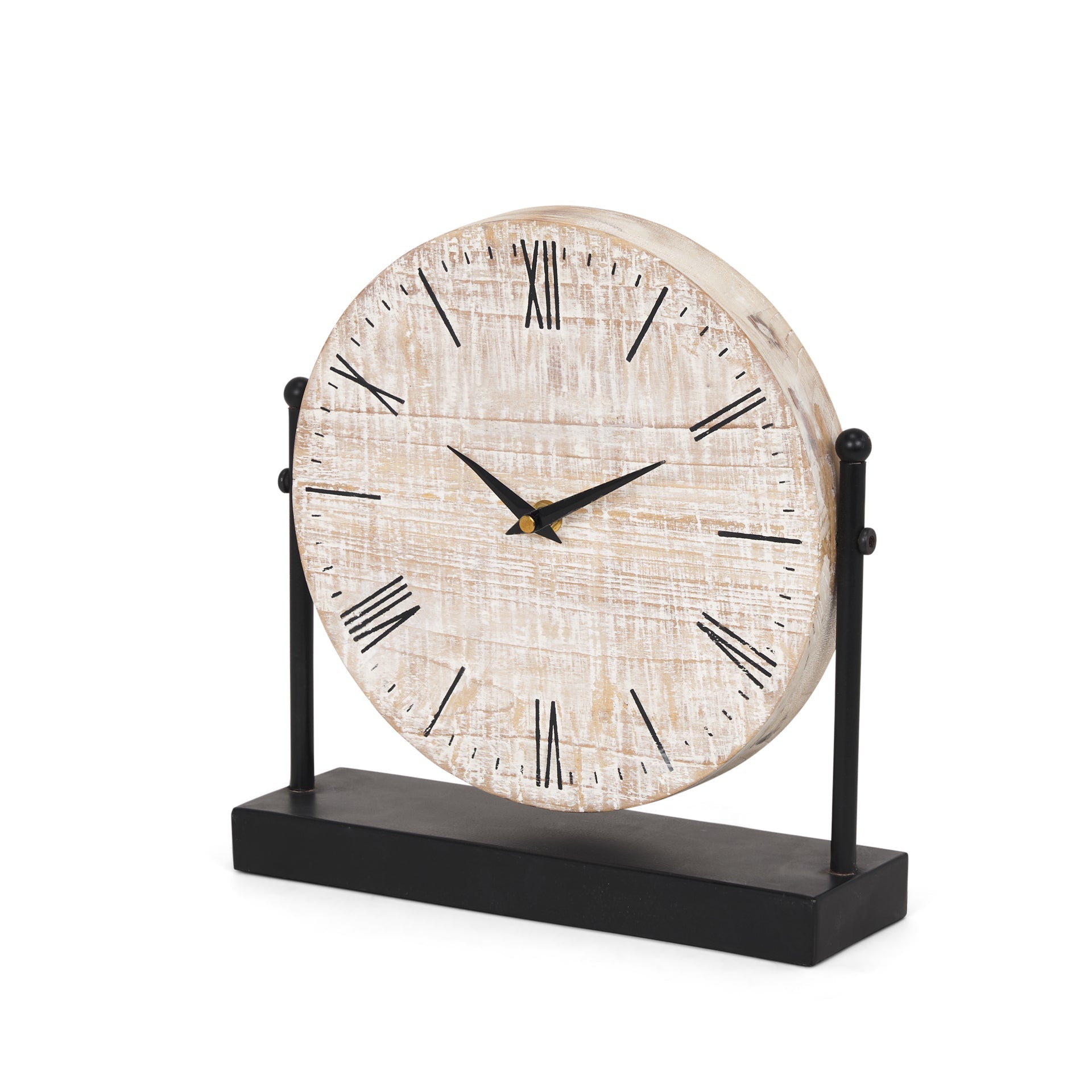 Mercana Raja 10.4" x 3.2" x 11" Table Clock