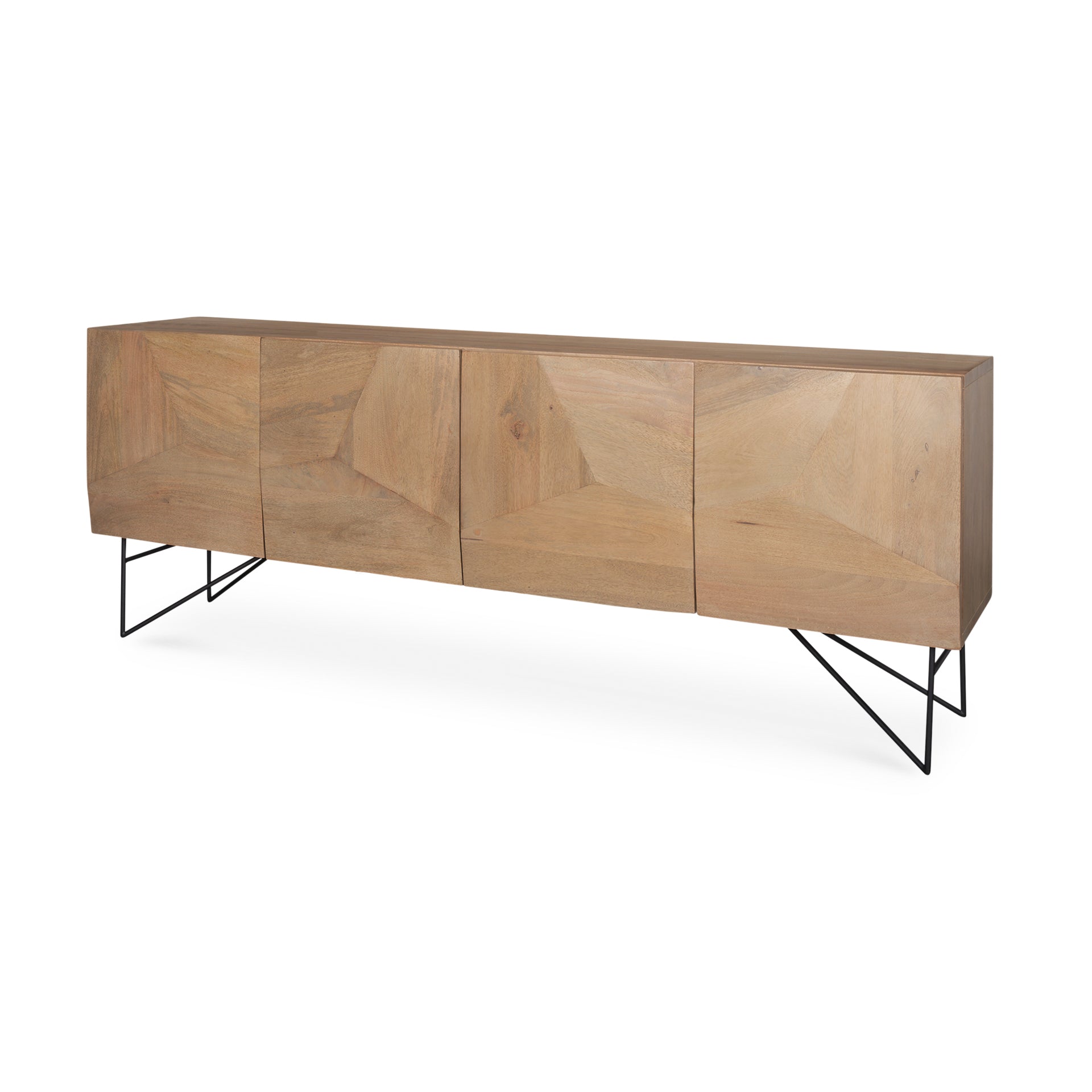 Mercana Darwin 80" x 17.5" x 30" Solid Wood Sideboard