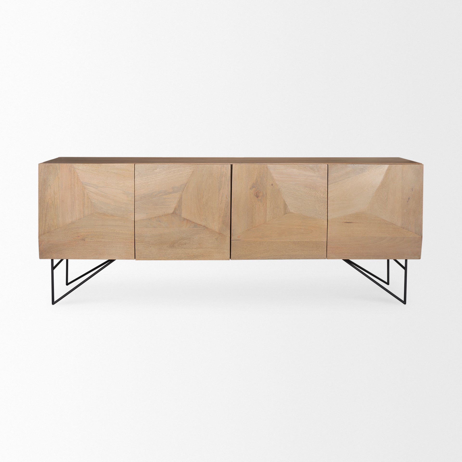 Mercana Darwin 80" x 17.5" x 30" Solid Wood Sideboard