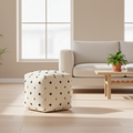 Mercana Saanvi 16" x 16" x 16" Pouf