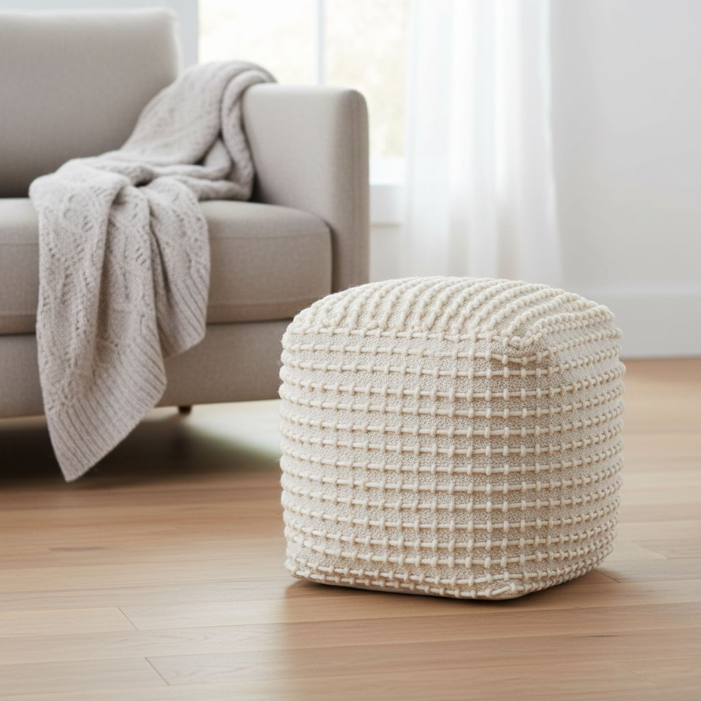 Mercana Sakaye 16" x 16" x 16" Pouf