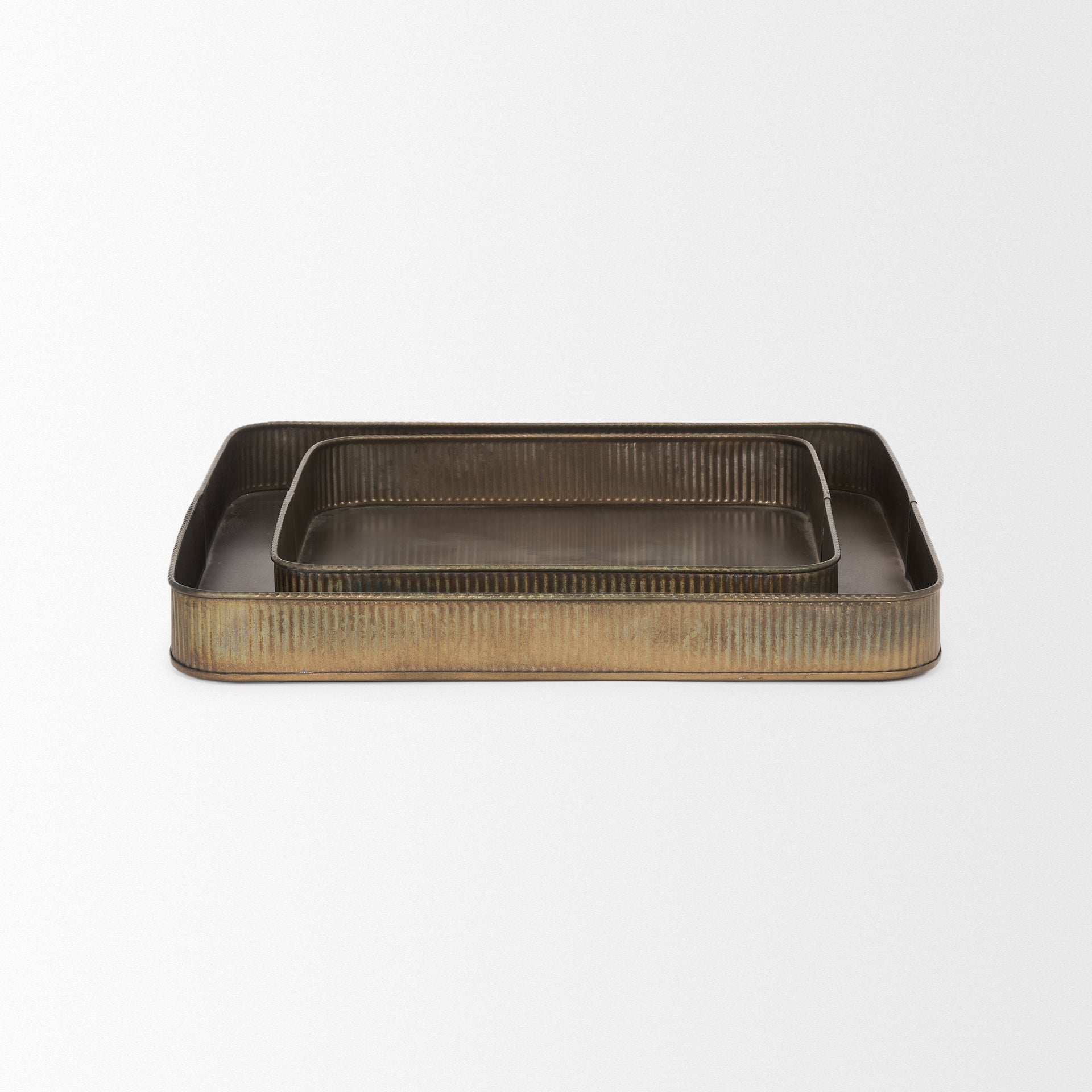 Mercana Varun 15.4" x 15.4" x 1.8" Metal Tray