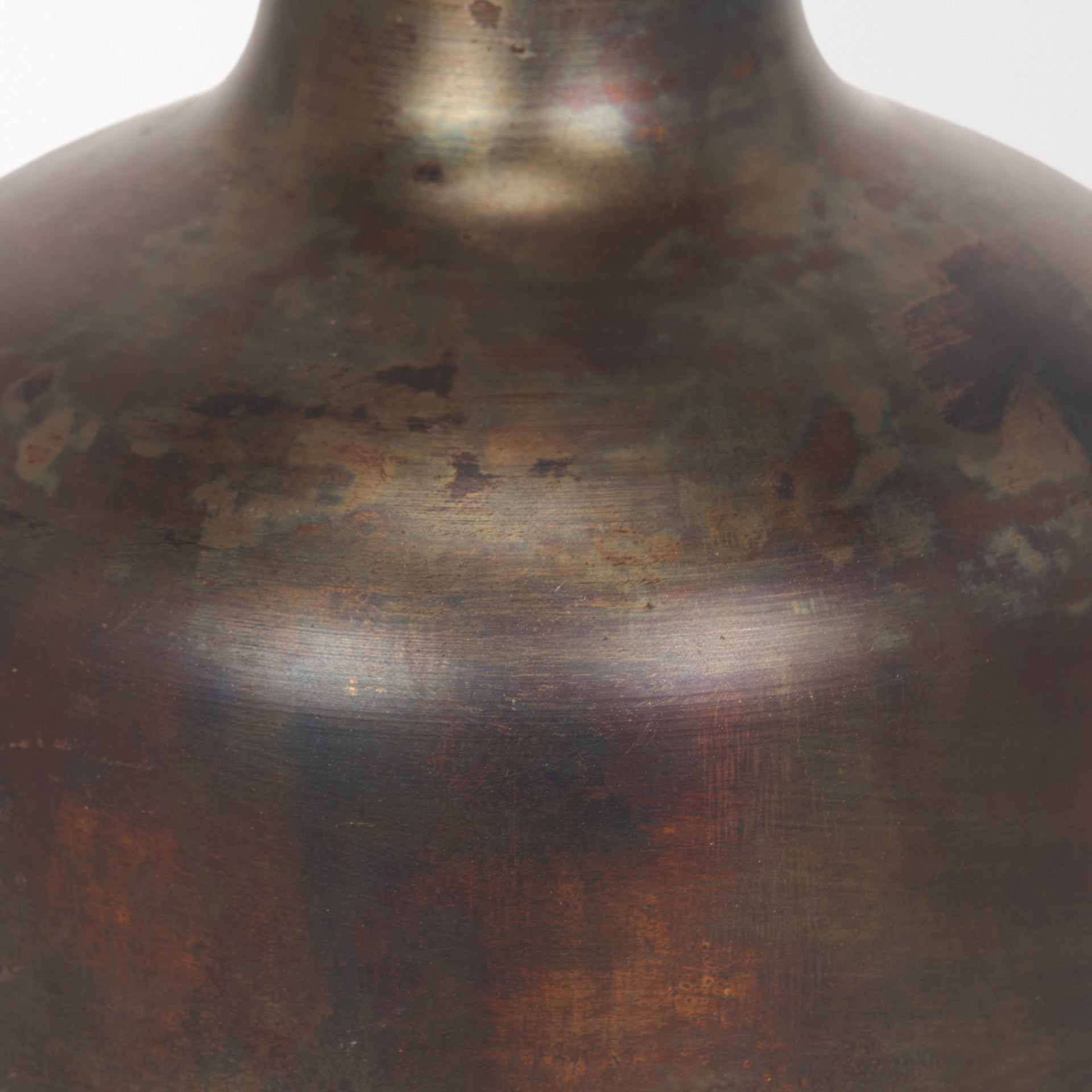 Mercana Daya 6.3" x 6.3" x 8.7" Metal Vase