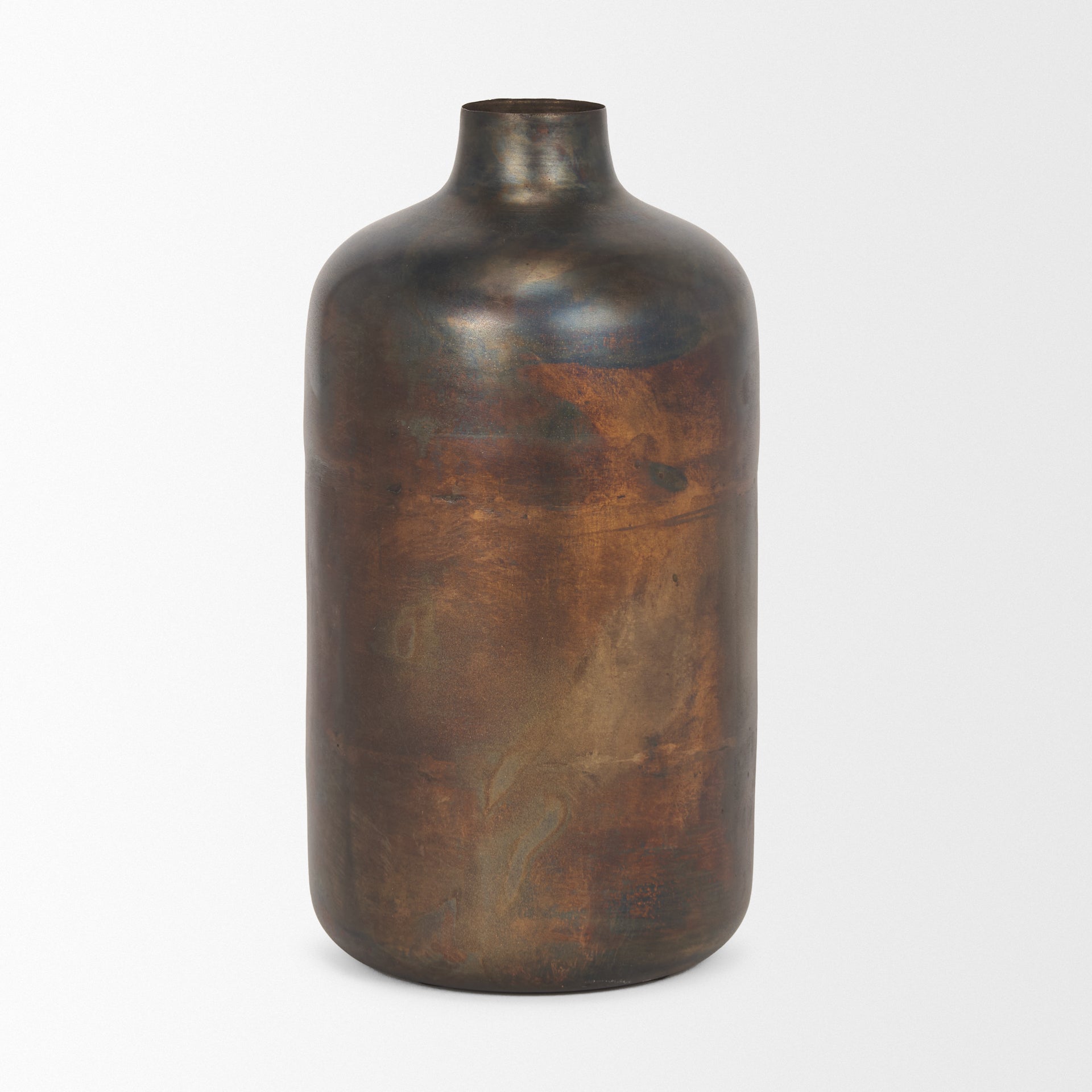 Mercana Daya 6.3" x 6.3" x 12.2" Metal Vase