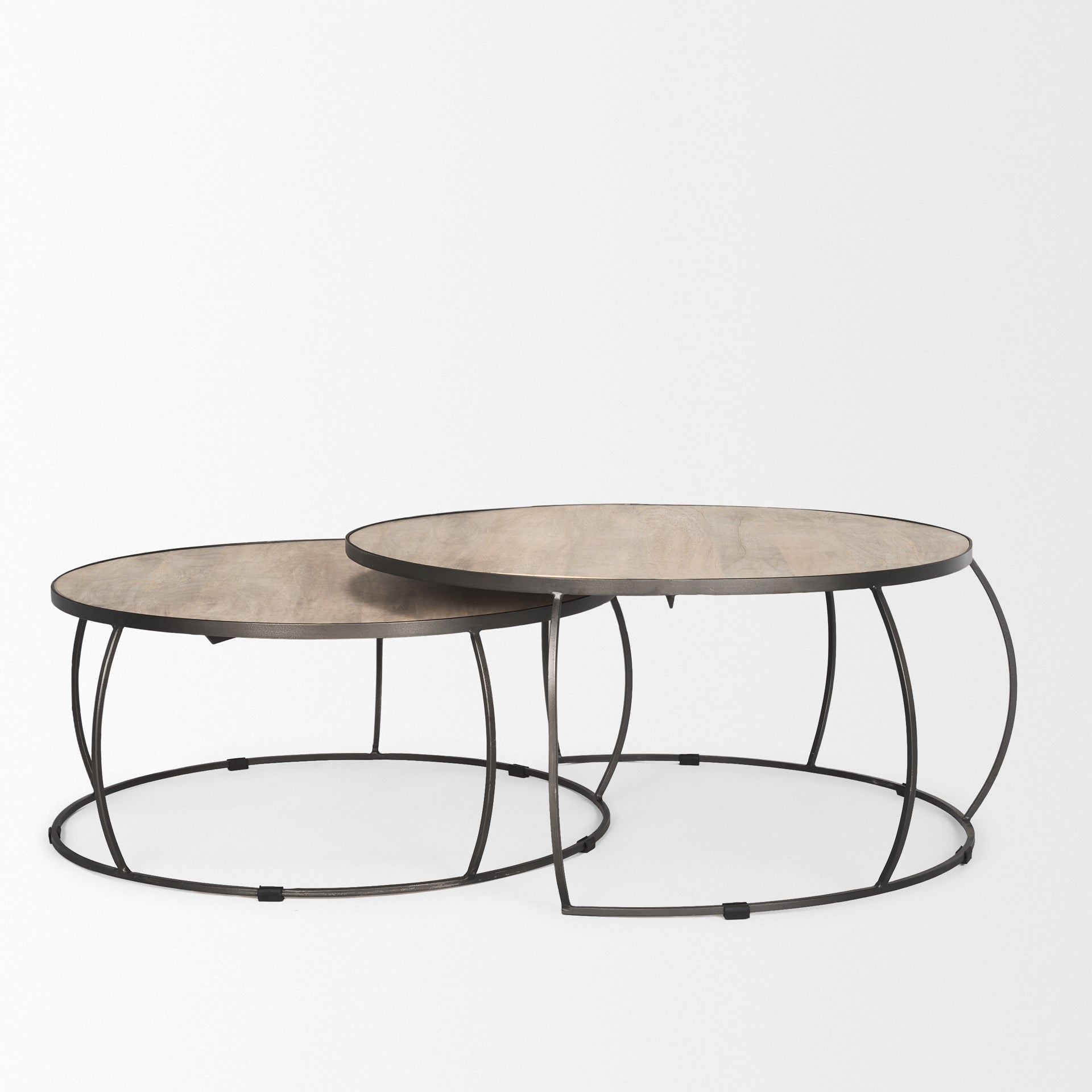 Mercana Clapp 44" x 44" x 20" Solid Wood Coffee Table