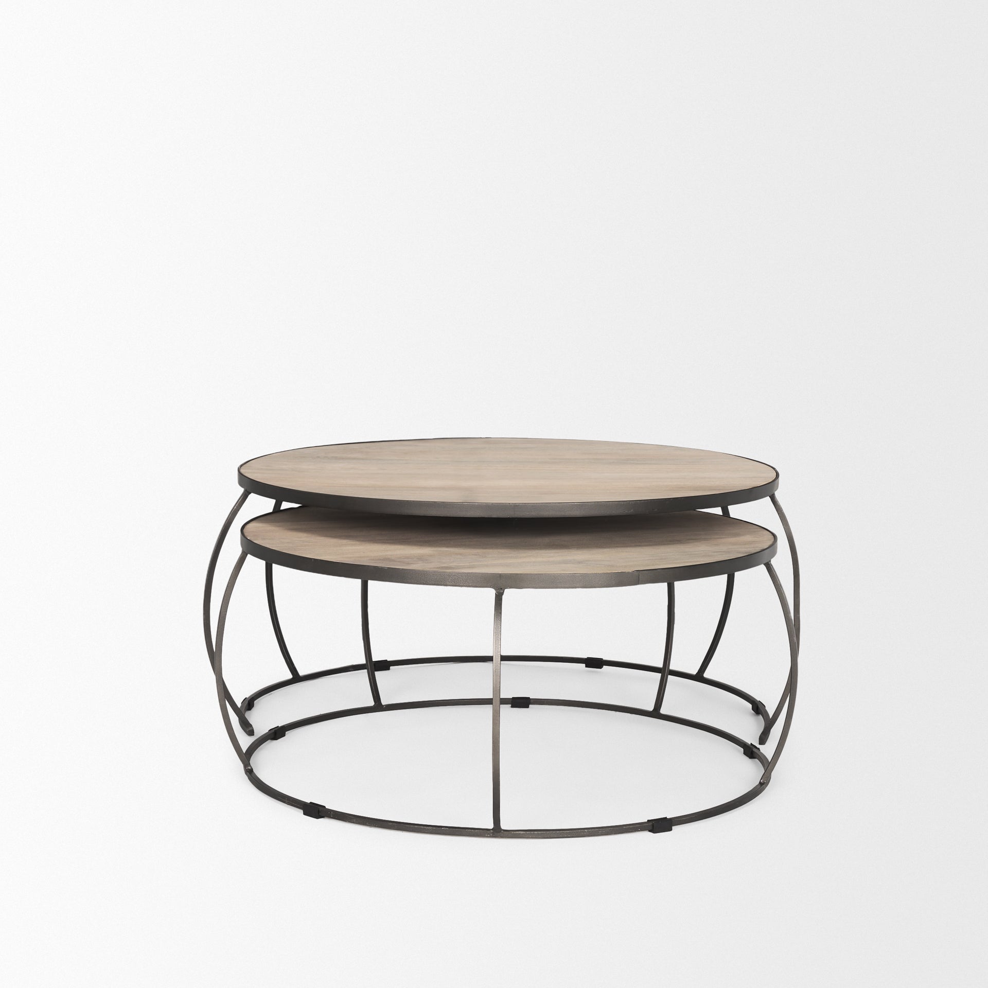 Mercana Clapp 44" x 44" x 20" Solid Wood Coffee Table