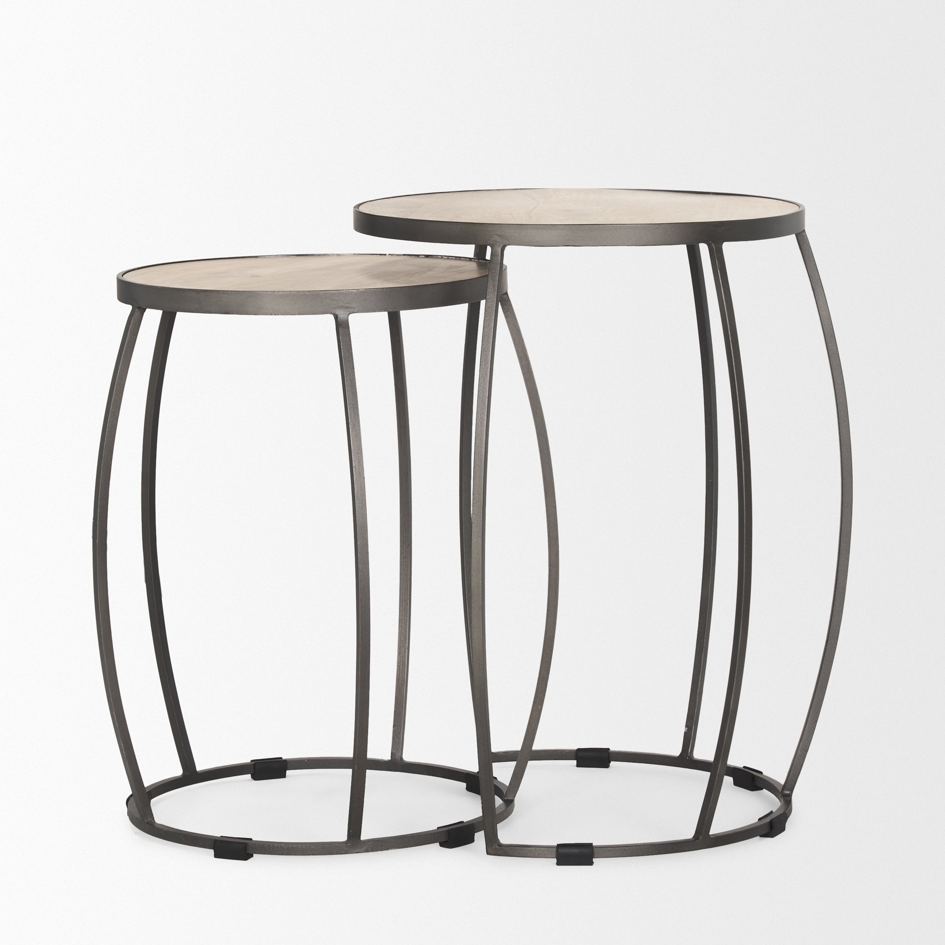 Mercana Clapp 22" x 21" x 26" Metal Side Table