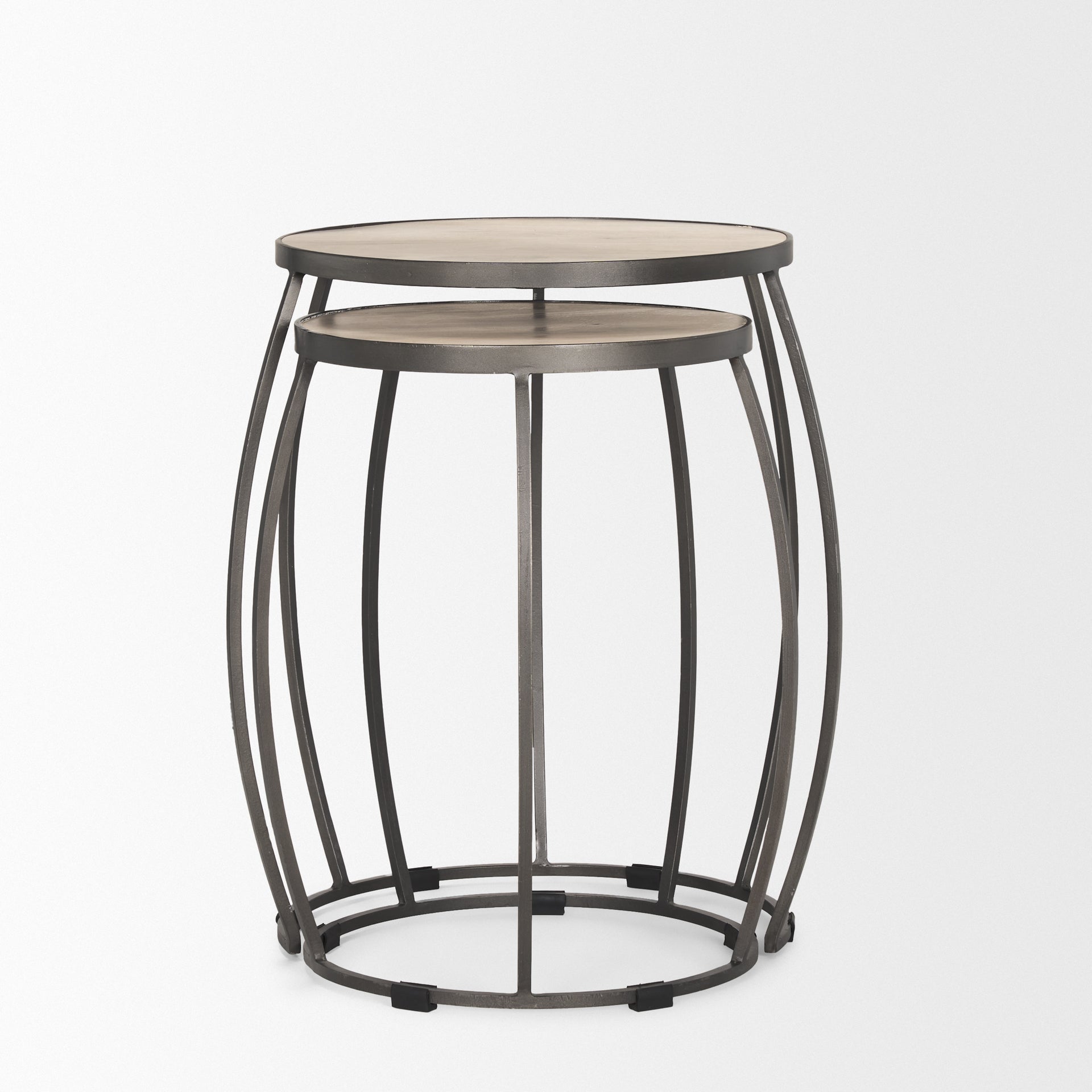 Mercana Clapp 22" x 21" x 26" Metal Side Table