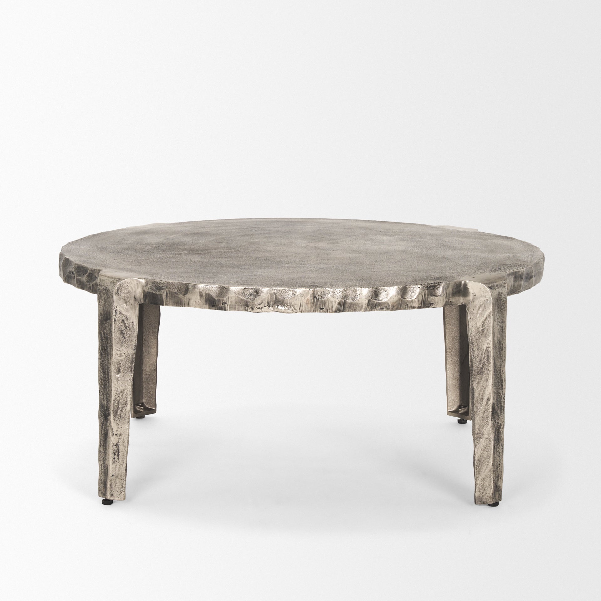 Mercana Randy 38.5" x 38.5" x 16.3" Metal Coffee Table