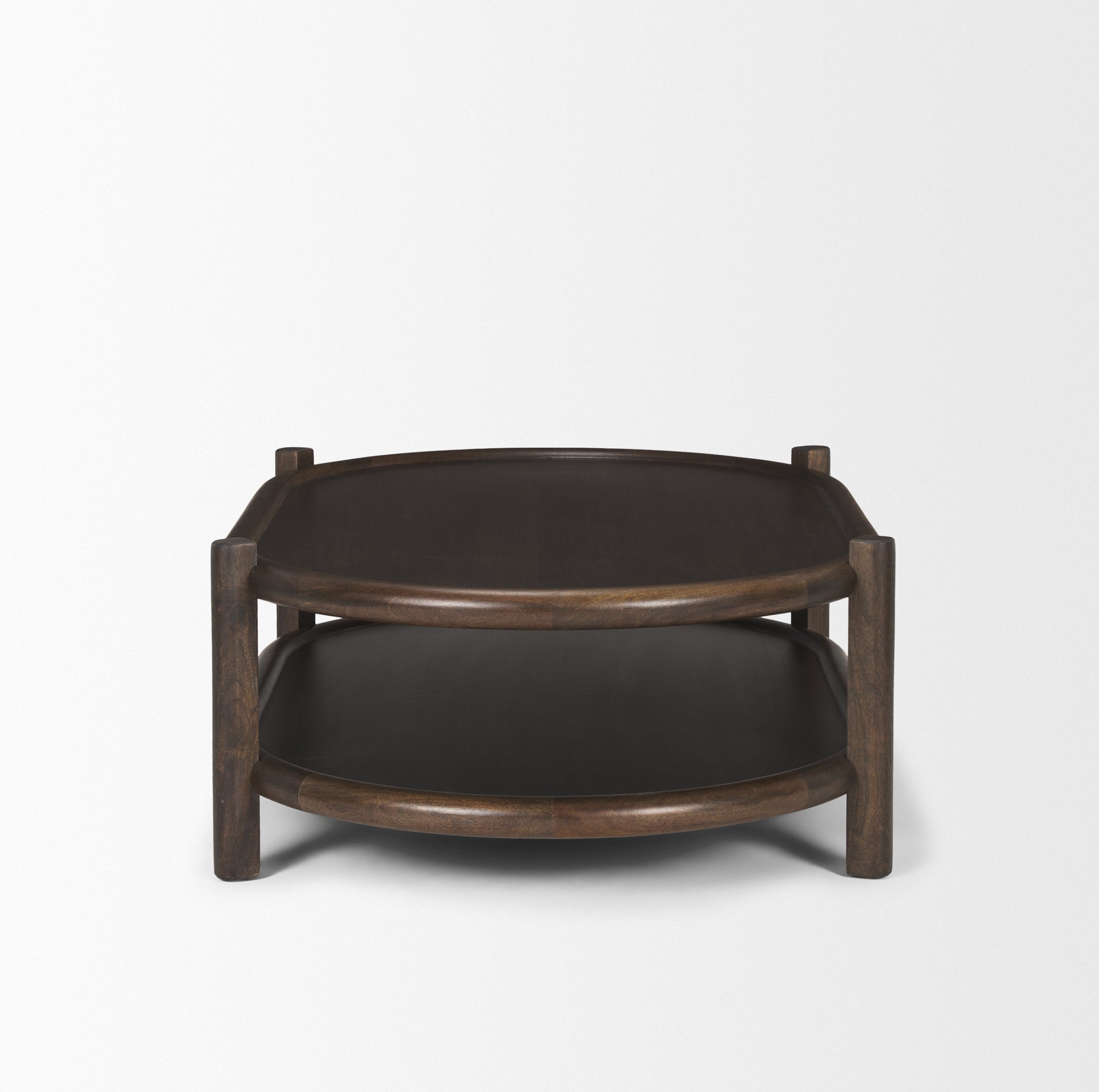 Mercana Romi 55.5" x 35" x 17" Solid Wood Coffee Table