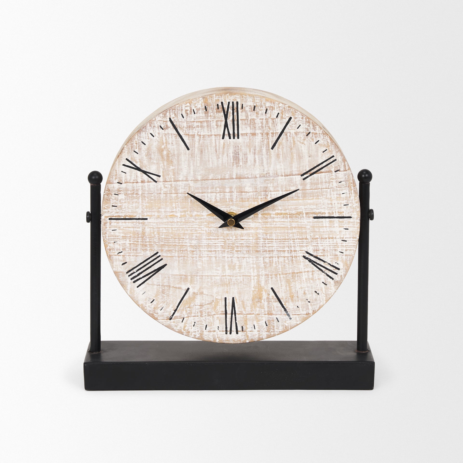 Mercana Raja 10.4" x 3.2" x 11" Table Clock