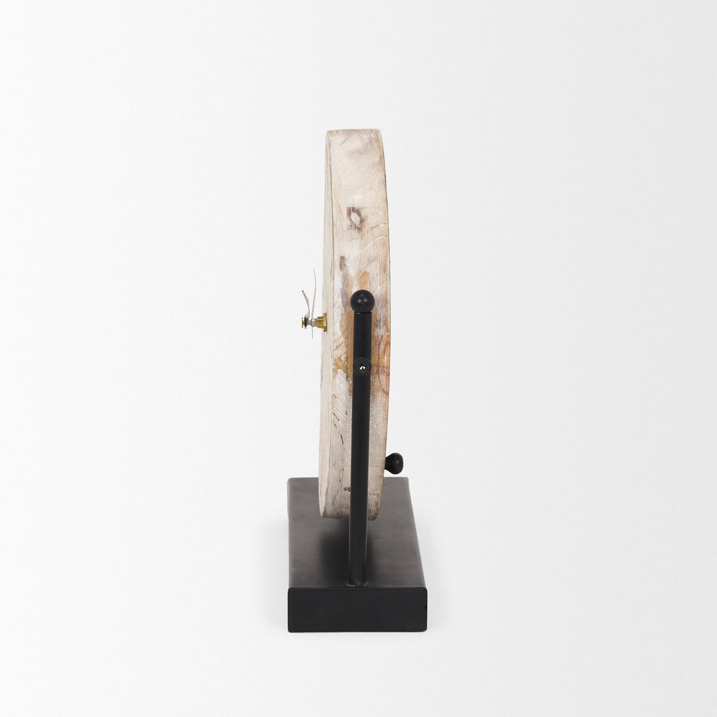Mercana Raja 10.4" x 3.2" x 11" Table Clock