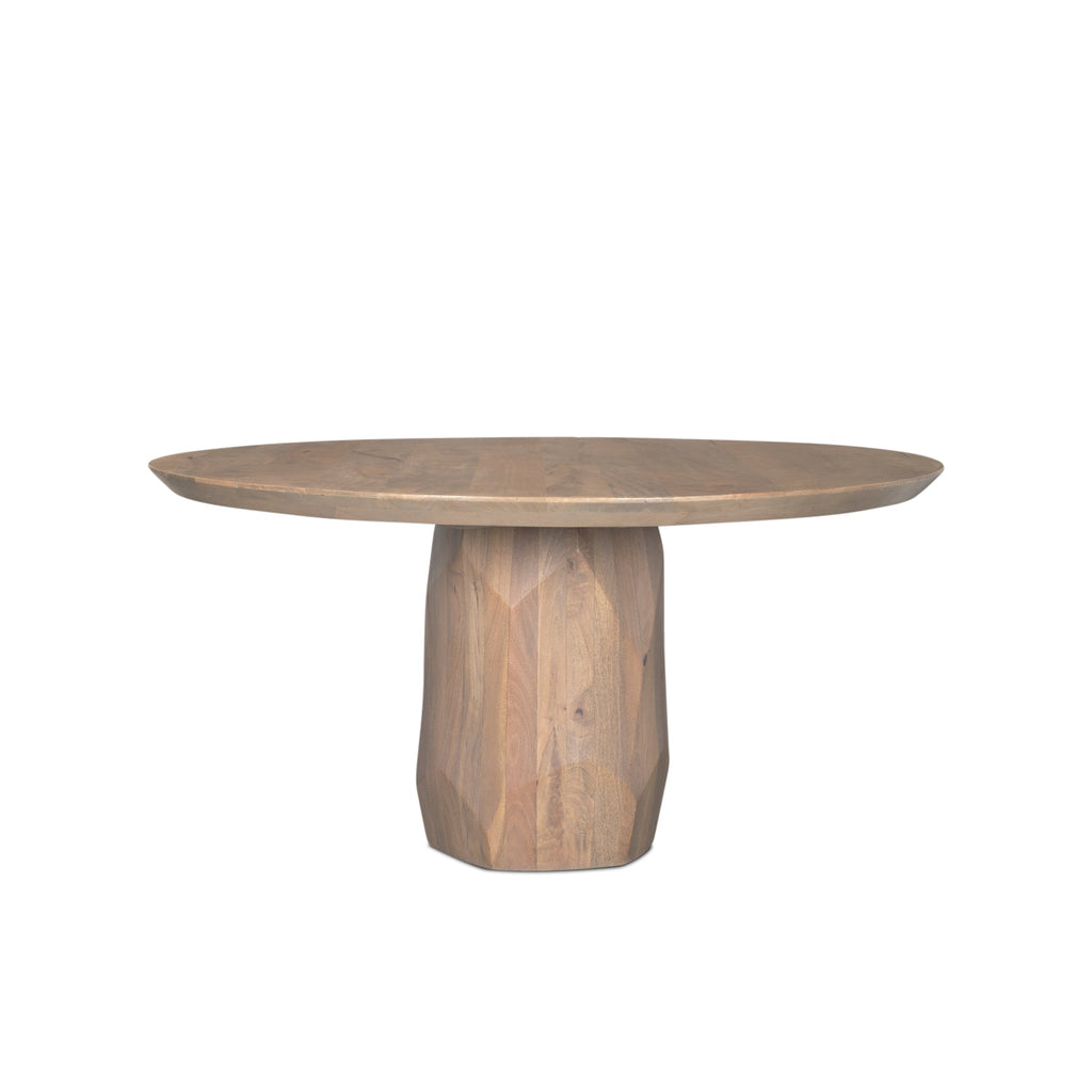 Mercana Fitzgerald 60" x 60" x 30" Solid Wood Dining Table