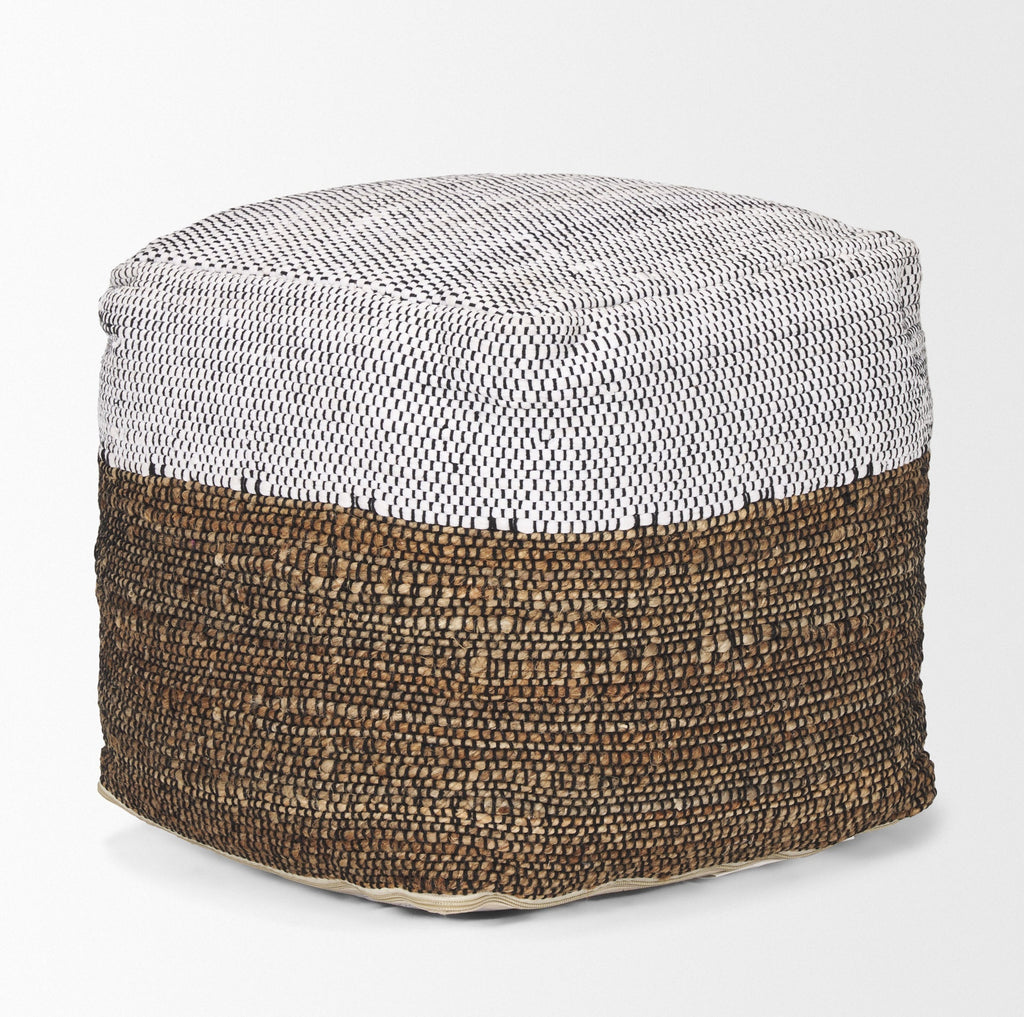 Mercana Samiya 16" x 16" x 16" Pouf