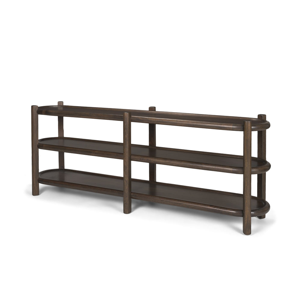 Mercana Romi 80" x 19" x 30" Solid Wood Console Table