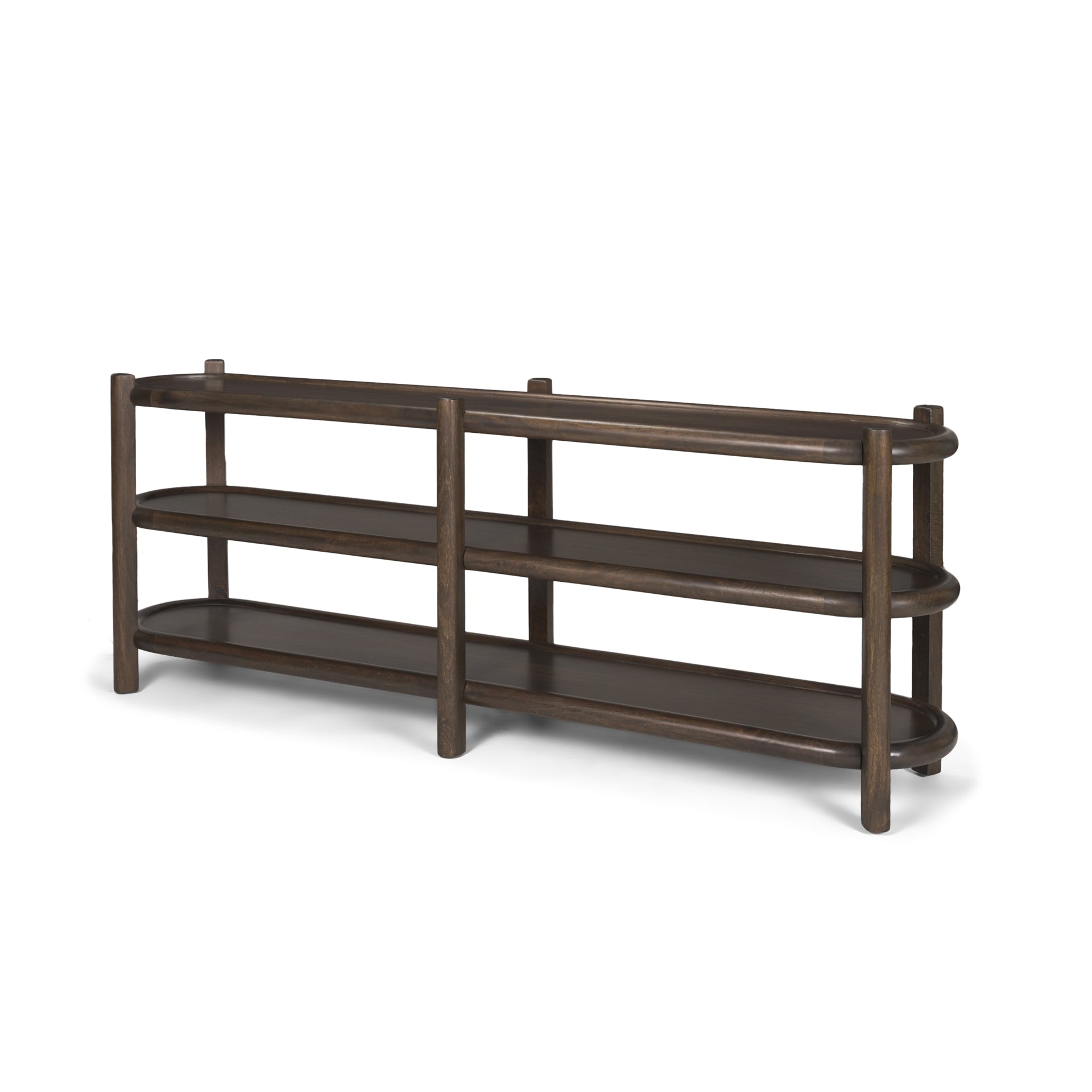 Mercana Romi 80" x 19" x 30" Solid Wood Console Table