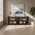 Mercana Romi 80" x 19" x 30" Solid Wood Console Table