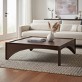 Mercana Laraya 48" x 48" x 15" Solid Wood Coffee Table