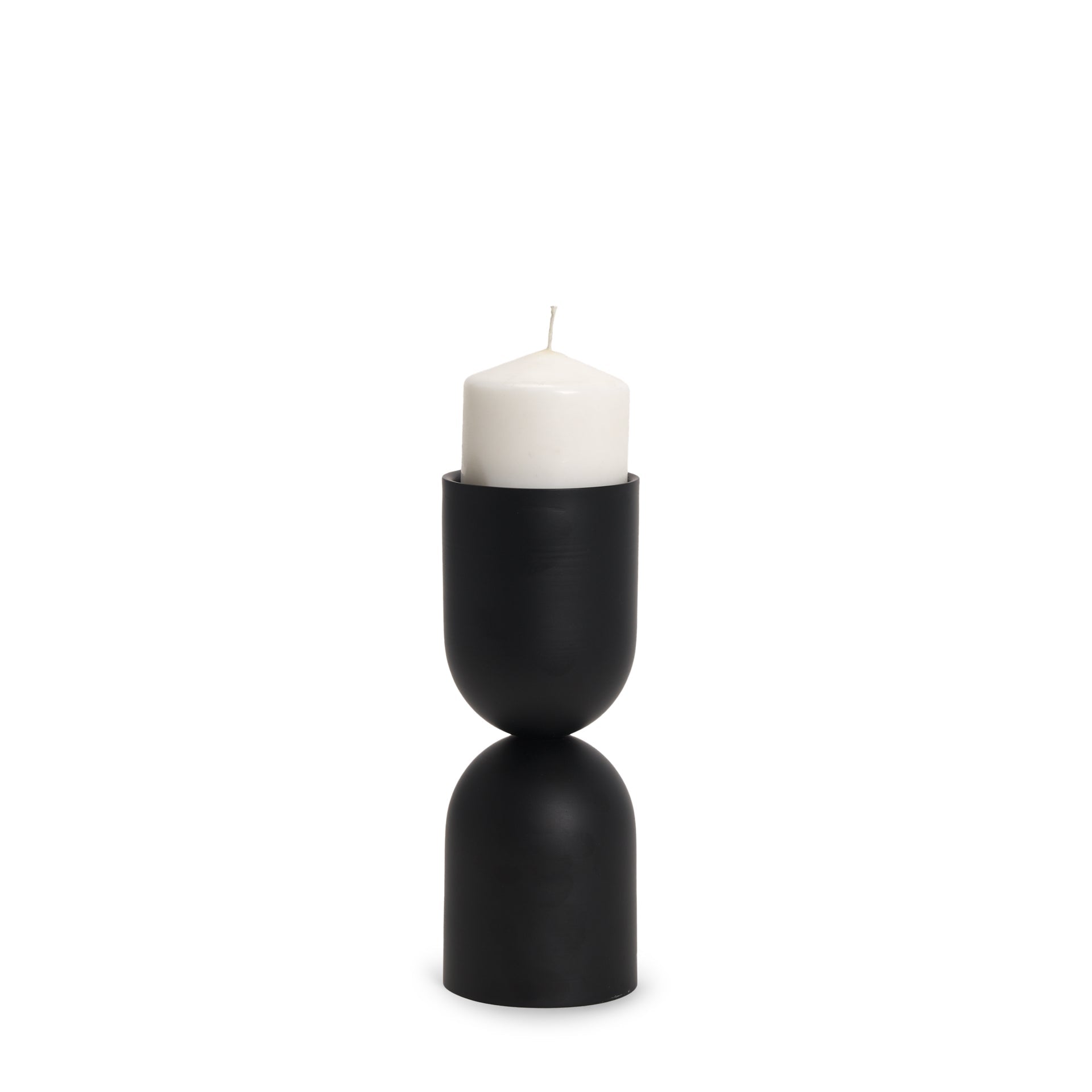 Mercana Qamra 3.5" x 3.5" x 9.3" Metal Candle Holder