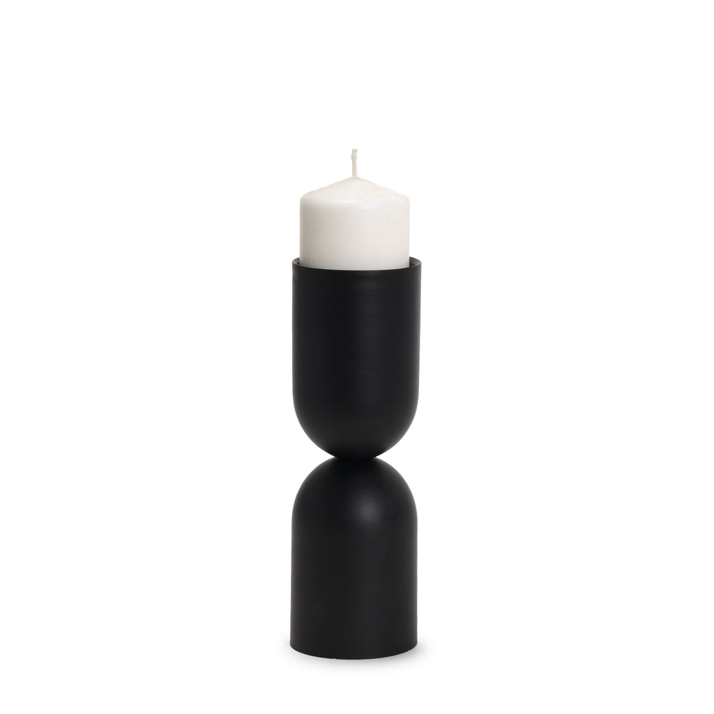 Mercana Qamra 3.5" x 3.5" x 11" Metal Candle Holder