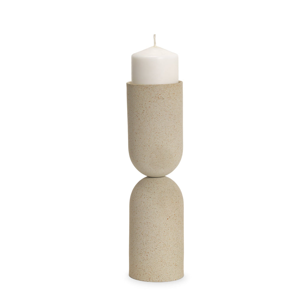 Mercana Qamra 3.5" x 3.5" x 12.5" Metal Candle Holder