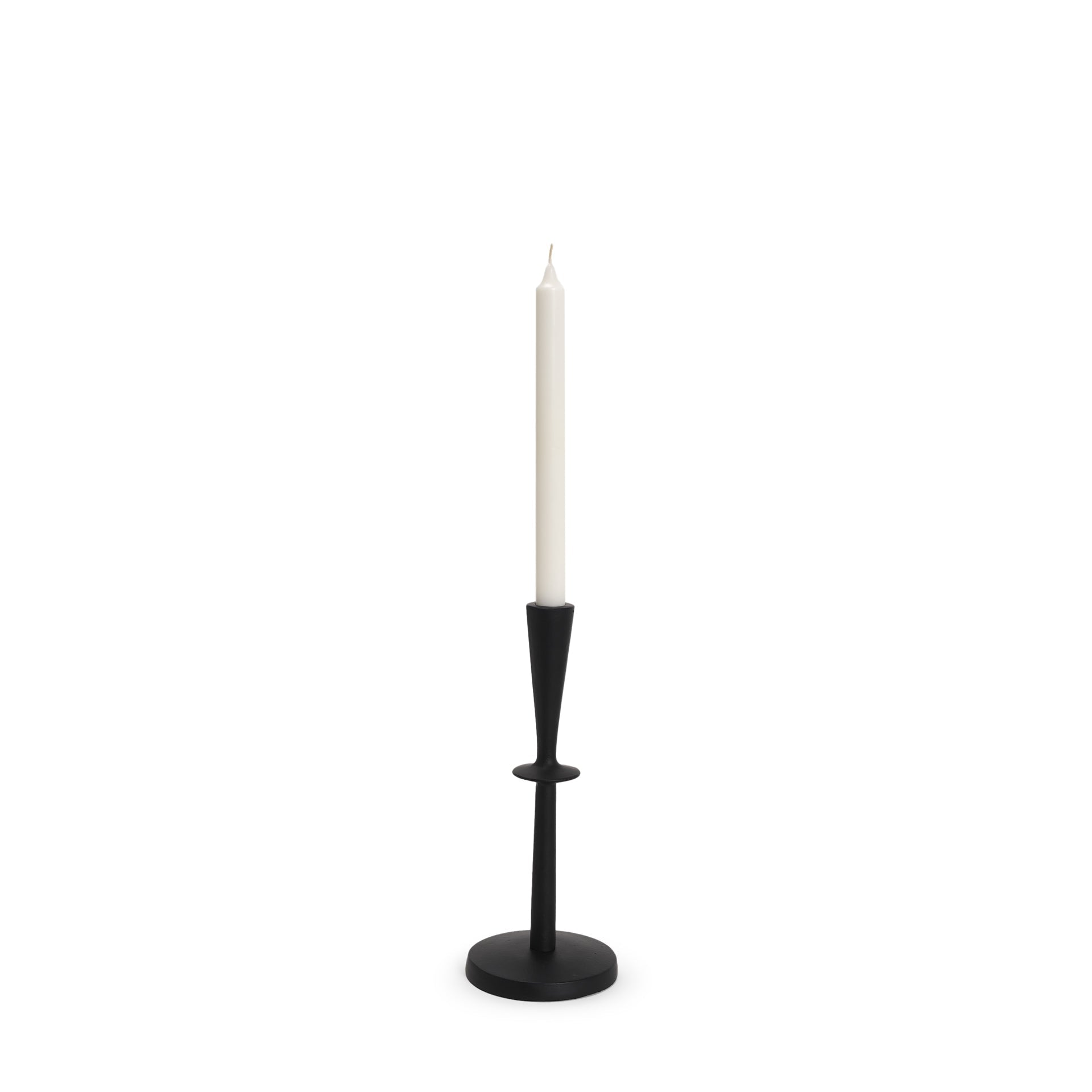 Mercana Qwin 4.3" x 4.3" x 11" Metal Candle Holder