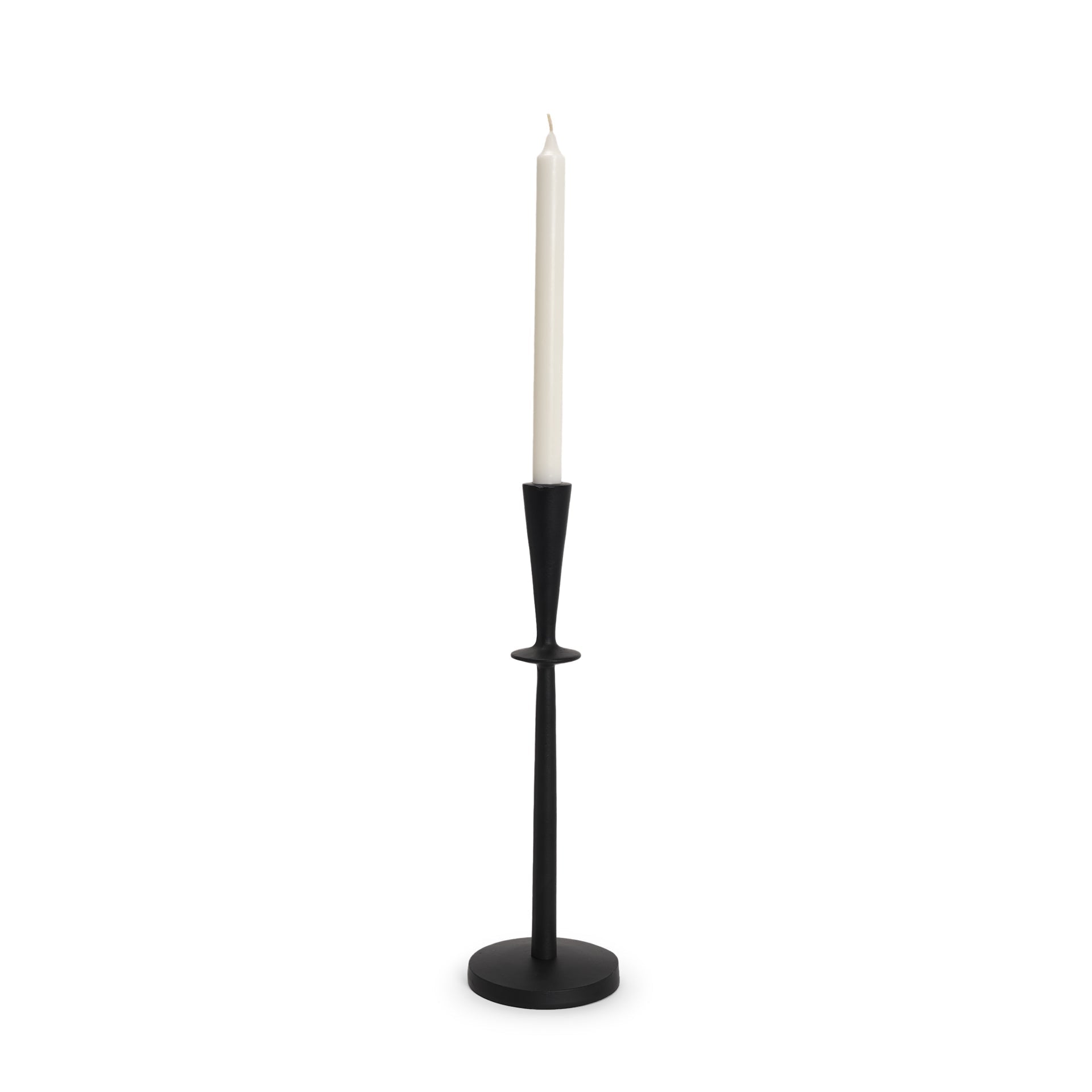 Mercana Qwin 4.5" x 4.5" x 15" Metal Candle Holder