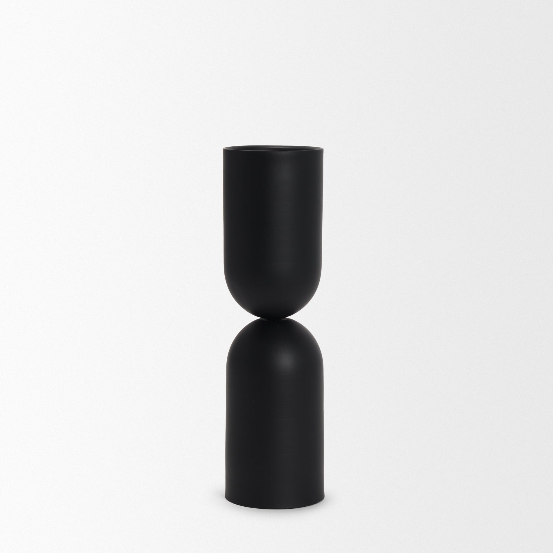 Mercana Qamra 3.5" x 3.5" x 12.5" Metal Candle Holder