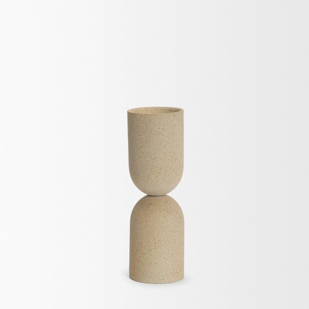 Mercana Qamra 3.5" x 3.5" x 11" Metal Candle Holder