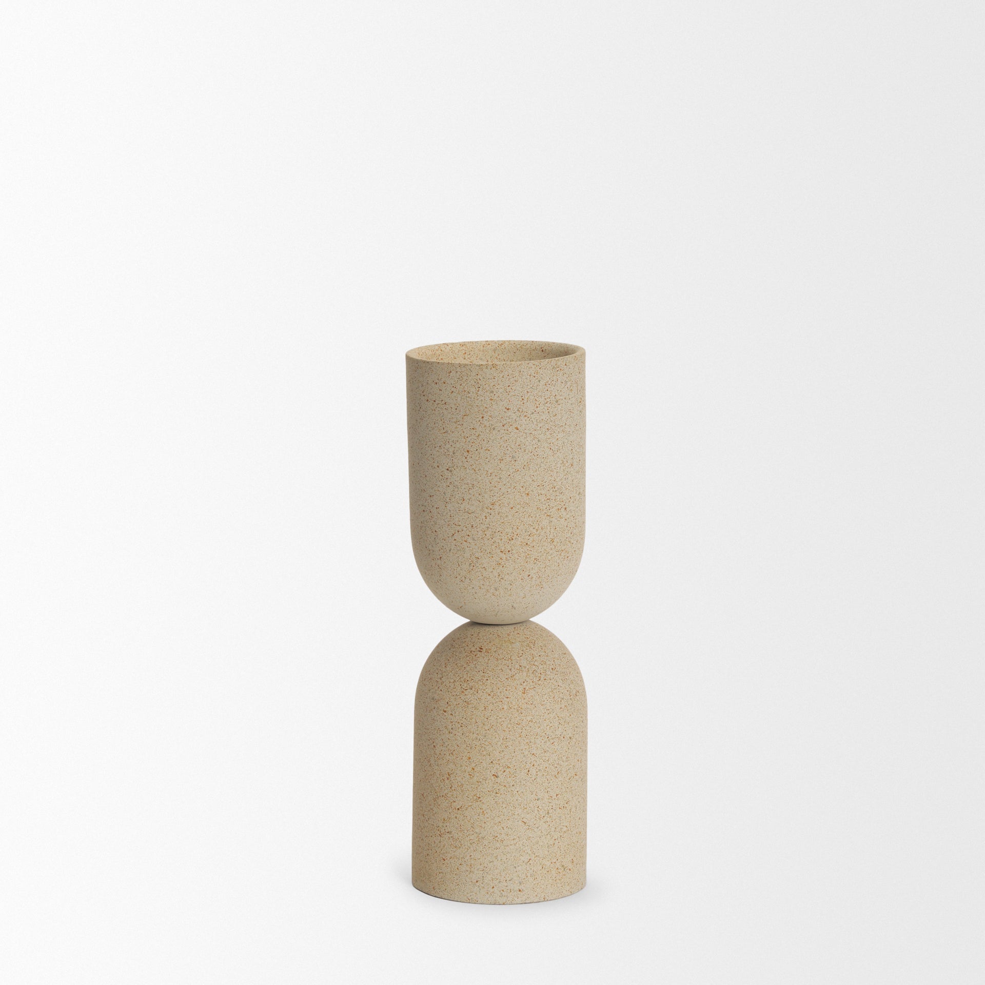 Mercana Qamra 3.5" x 3.5" x 11" Metal Candle Holder