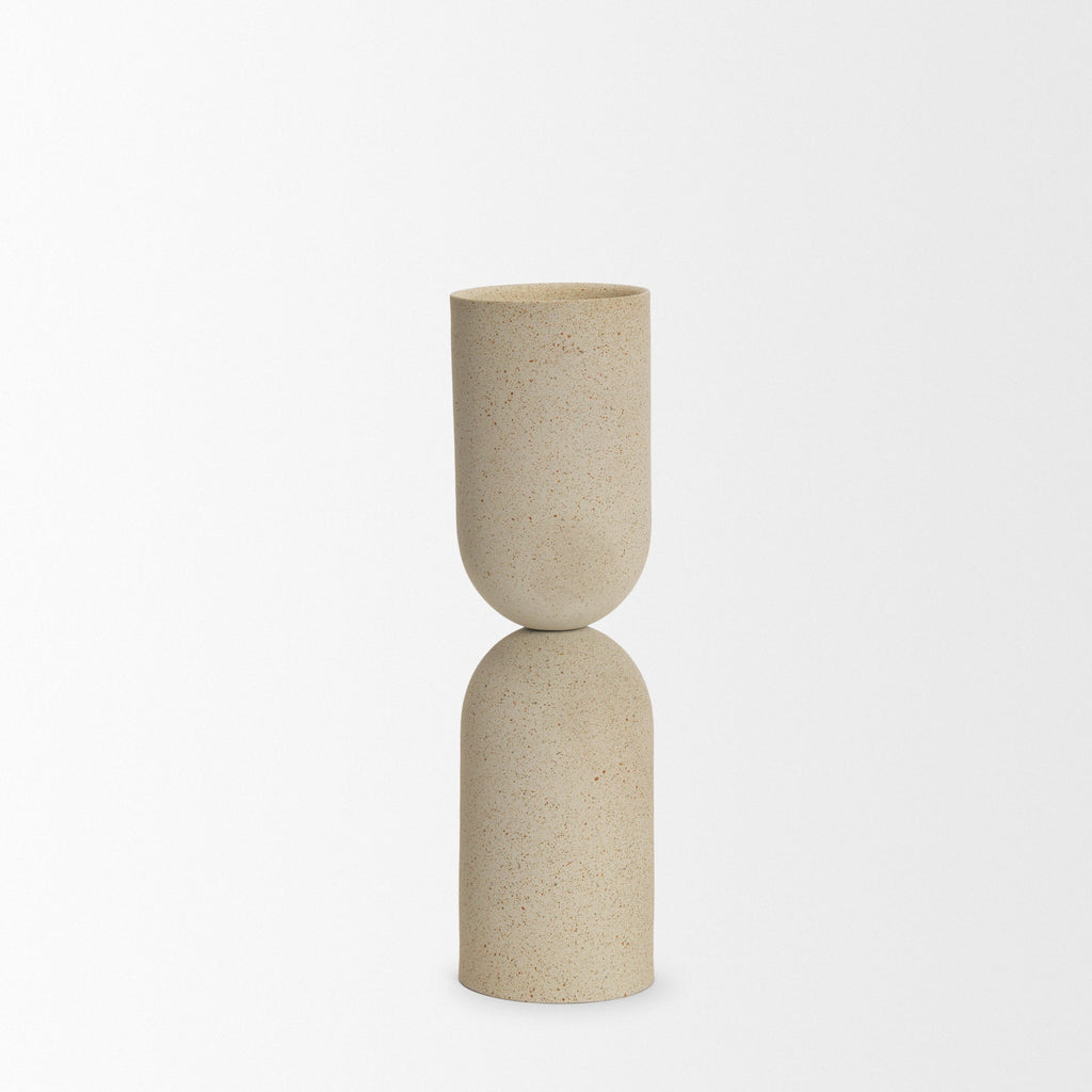 Mercana Qamra 3.5" x 3.5" x 12.5" Metal Candle Holder