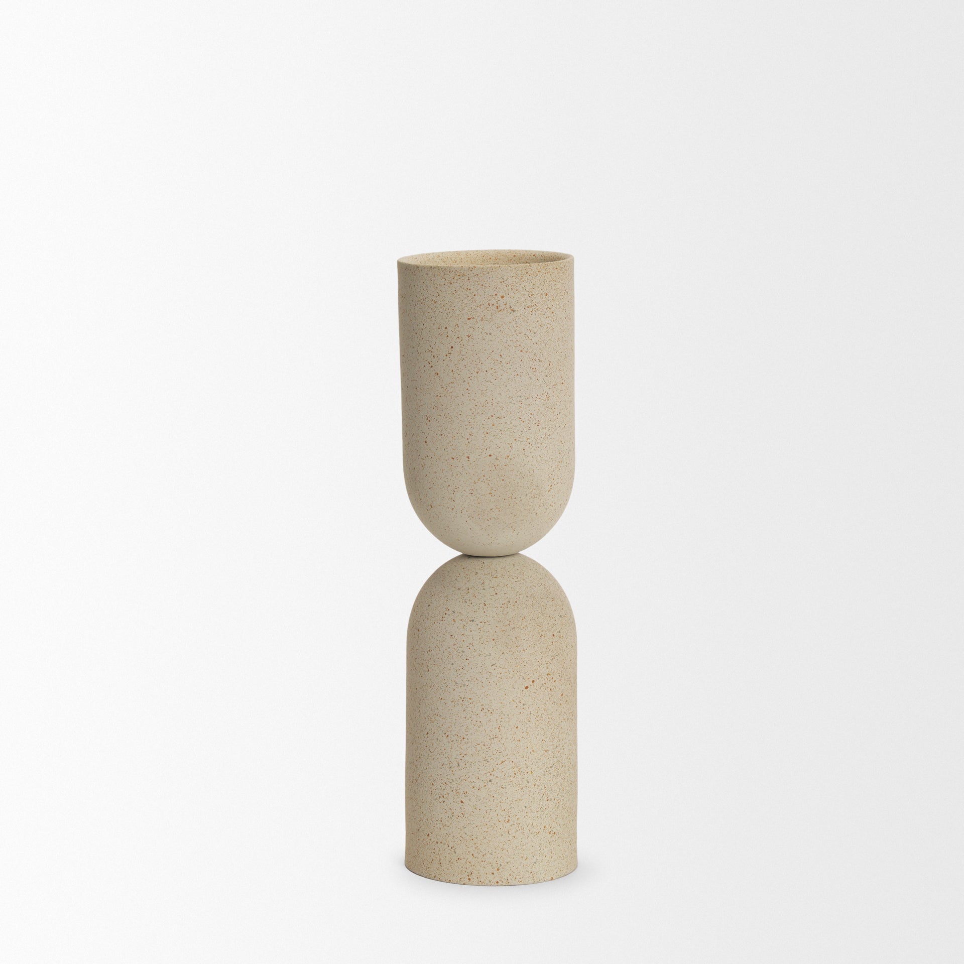 Mercana Qamra 3.5" x 3.5" x 12.5" Metal Candle Holder