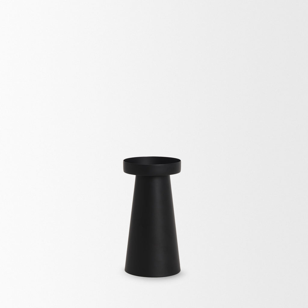 Mercana Quadir 3.2" x 3.2" x 6.3" Metal Candle Holder